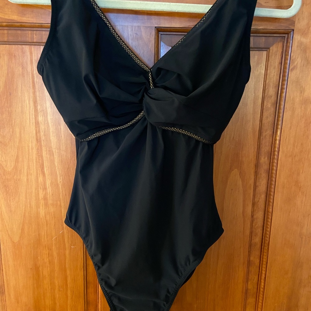Karla Colletto Black One Piece Swimsuit